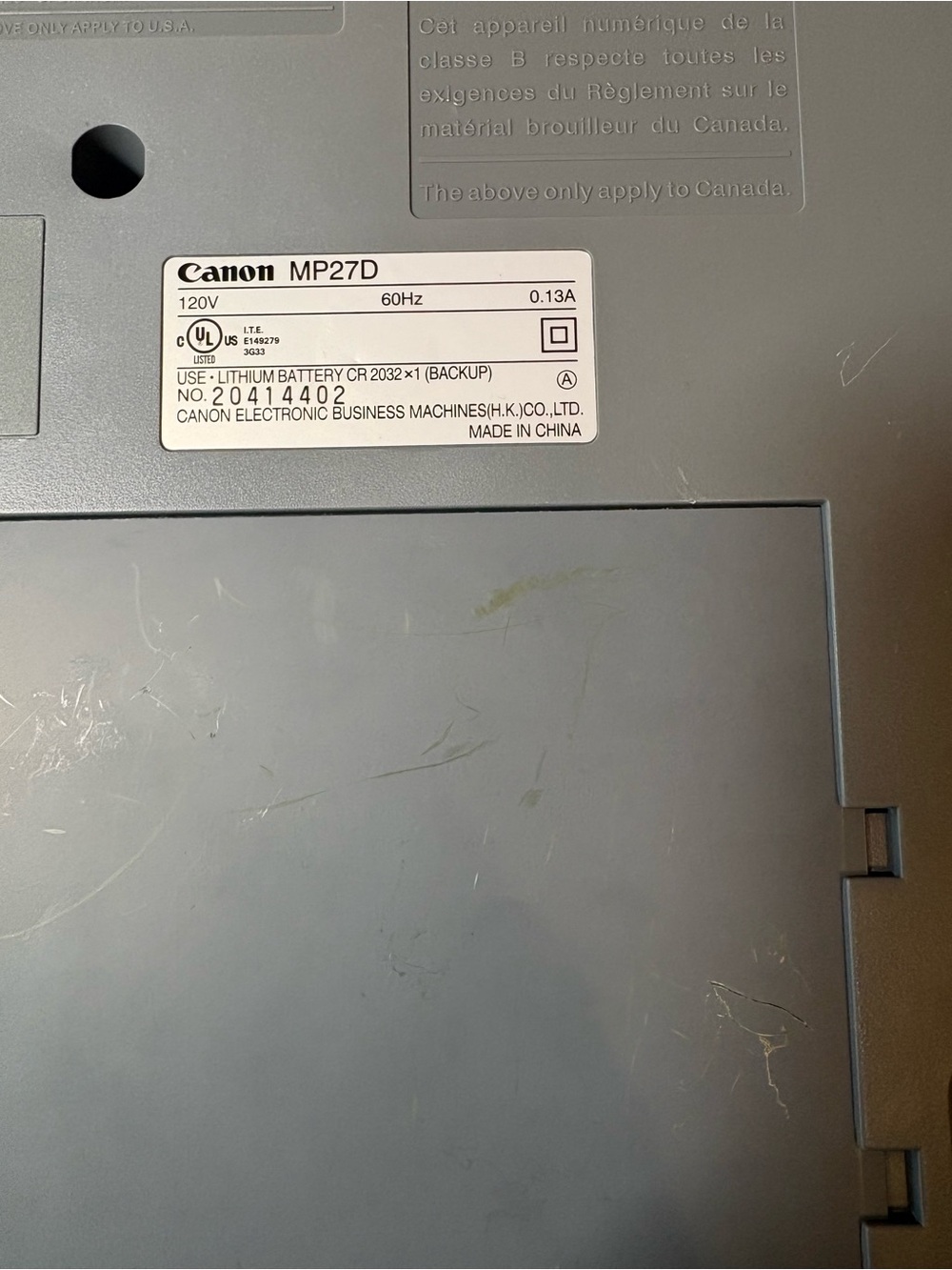 Canon MP27D Heavy-Duty Commercial Accounting Calculator – 12 Digit Desktop Print - Picture 7 of 9